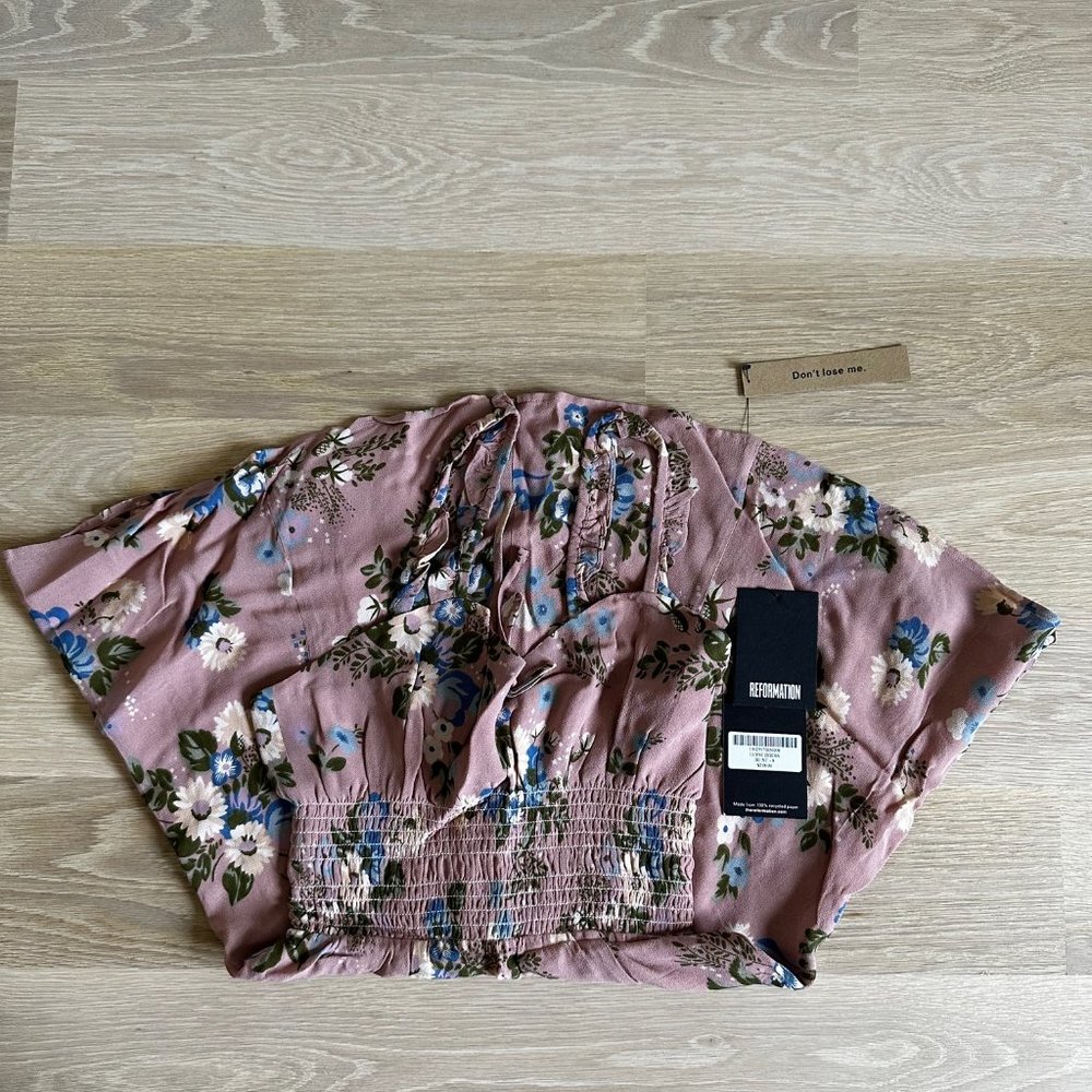 REFORMATION - ELYSE DRESS - IRENE - SIZE 8 (RUNS 1 SIZE SMALLER) - Picture 8 of 10